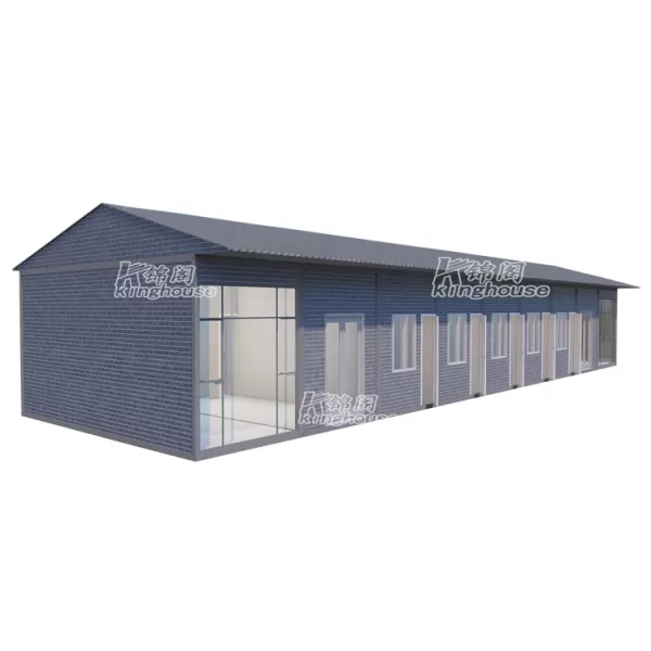 Movable T-Type Prefab Steel Structure Office