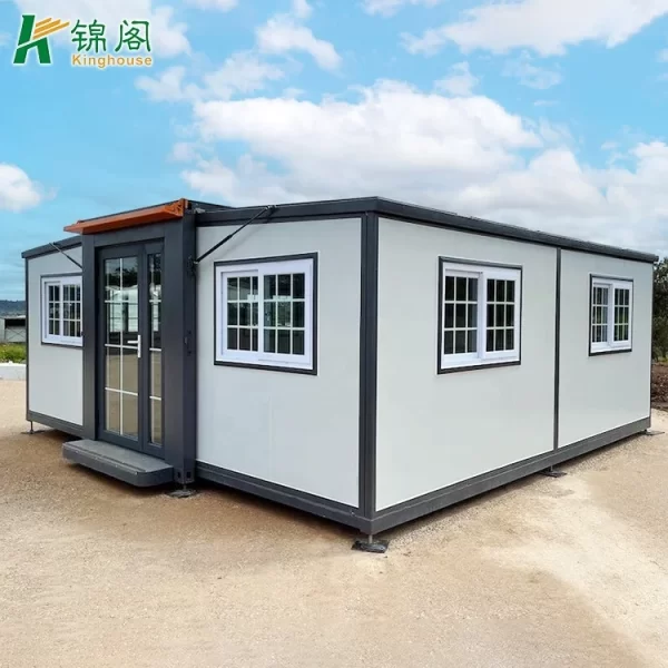 20ft 40ft Finished Prefab Office Ready Made 3 in 1 Expandable Luxury Flat Pack Folding Container House for Sale
