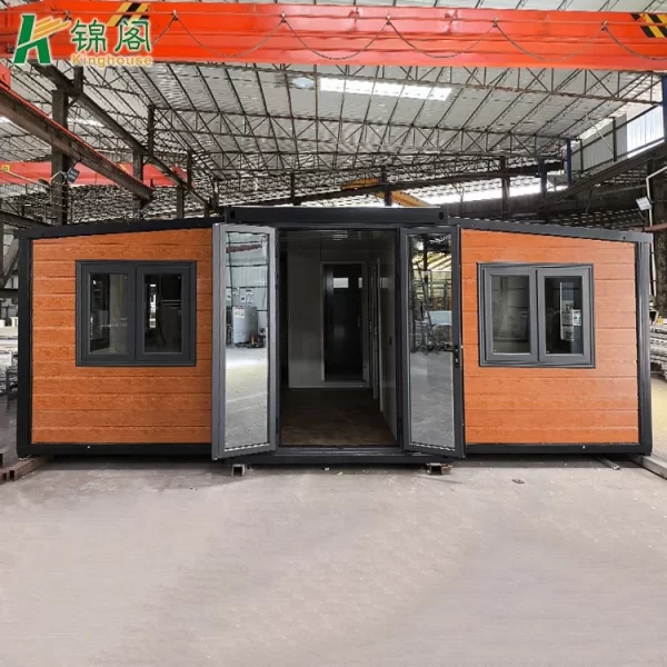 Modular Living Folding Shipping Prefabricated Foldable Wooden House Kit Price Low Cost Modern Design Expandable Container House