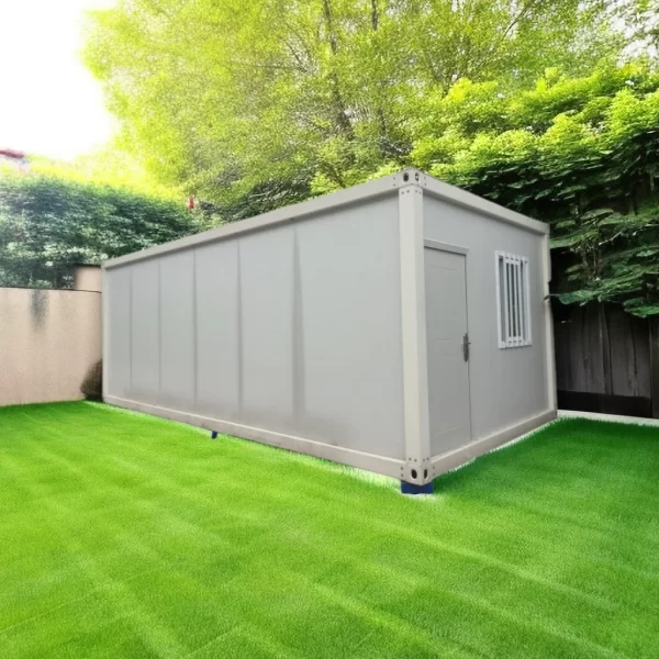 Low-Impact Prefab Container House Fire-Resistant Retail Stores Flat Pack Container House