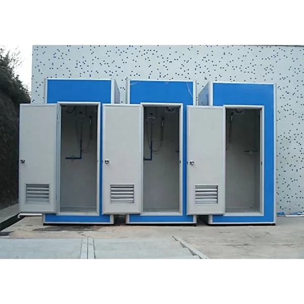 Portable Prefabricated Bathroom Design for Outdoor Use
