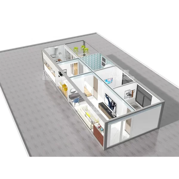 Premium 3 Bedroom Pre Built Container Homes in China