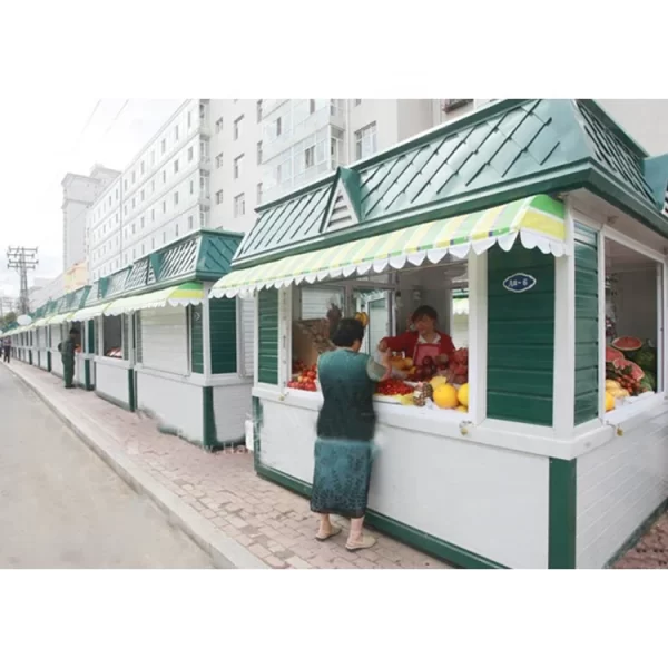 Portable Outdoor Fruit Vegetable Kiosk Design