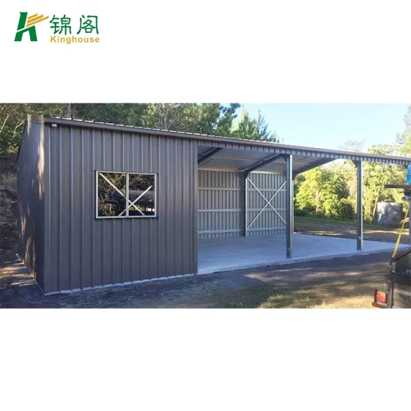 High-Quality Prefabricated Steel Warehouse with Parking