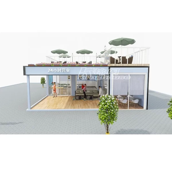 Portable Prefabricated Fast Food Container Restaurant