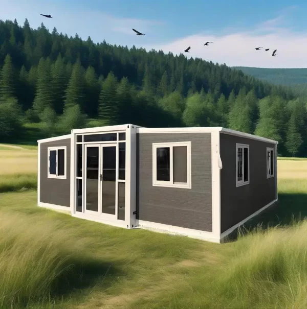 Modern 20FT Expandable Container Homes - Prefab Modular Tiny Homes with 3 Bedrooms