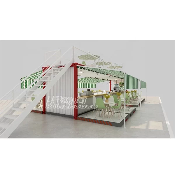 Quick Assembly Prefab Container House for Outdoor Kiosks and Retail Shops
