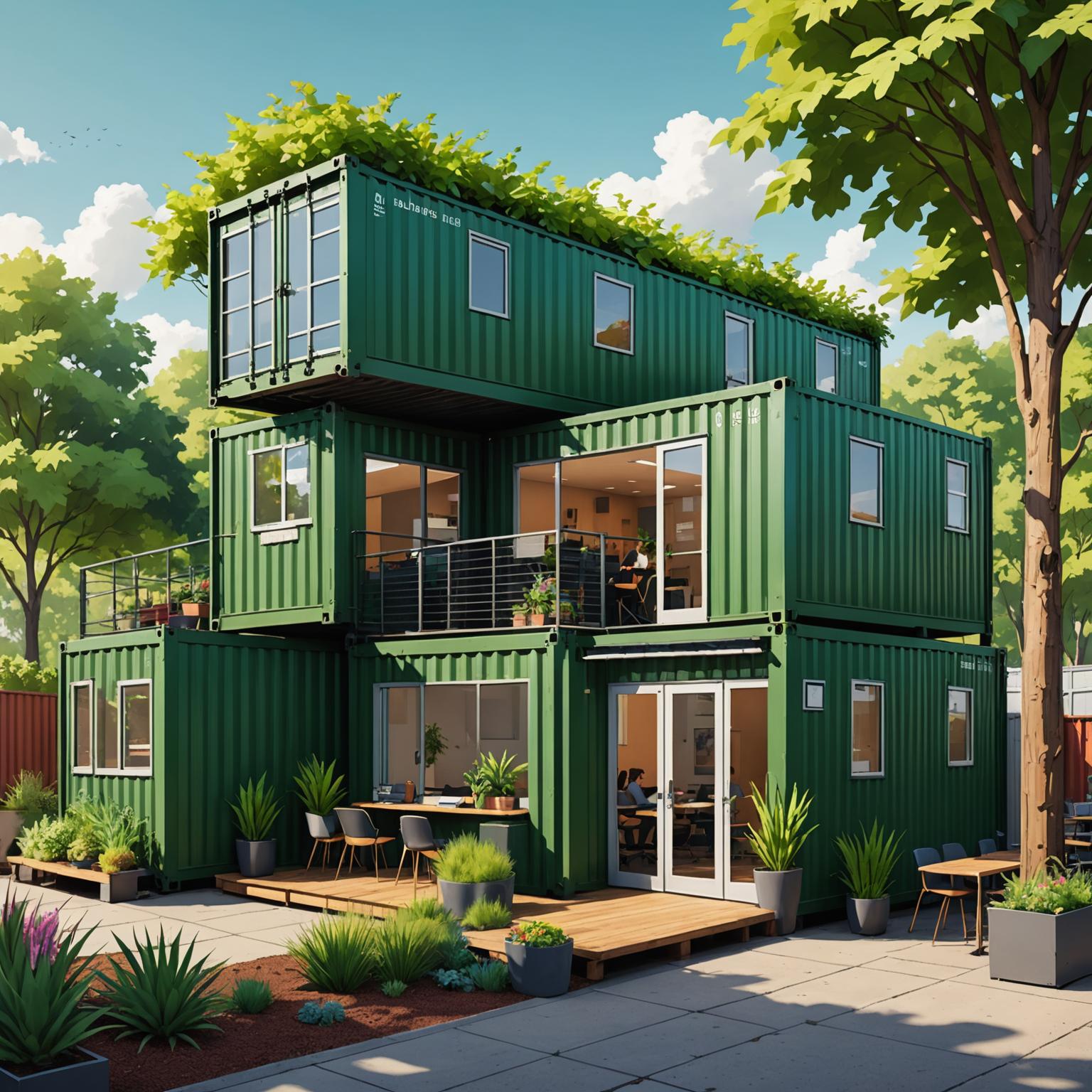 Container House for Office: Eco-Friendly Workspace Innovation