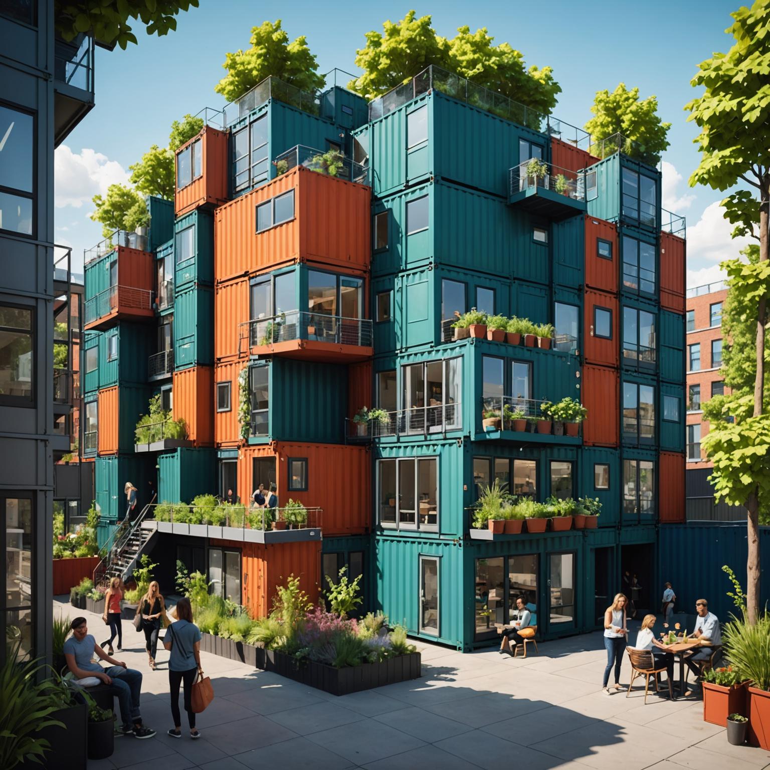 Container Apartment Building: The Future of Urban Living