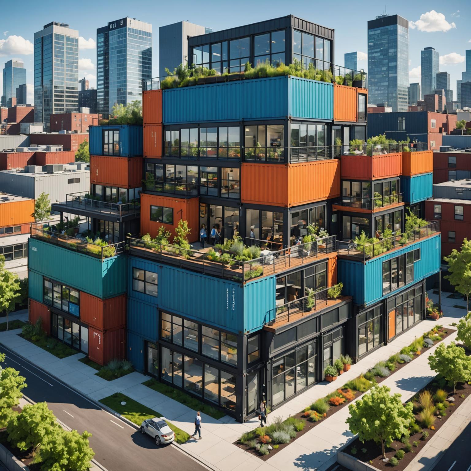 Container Apartment Building: Modern Modular Housing Solution